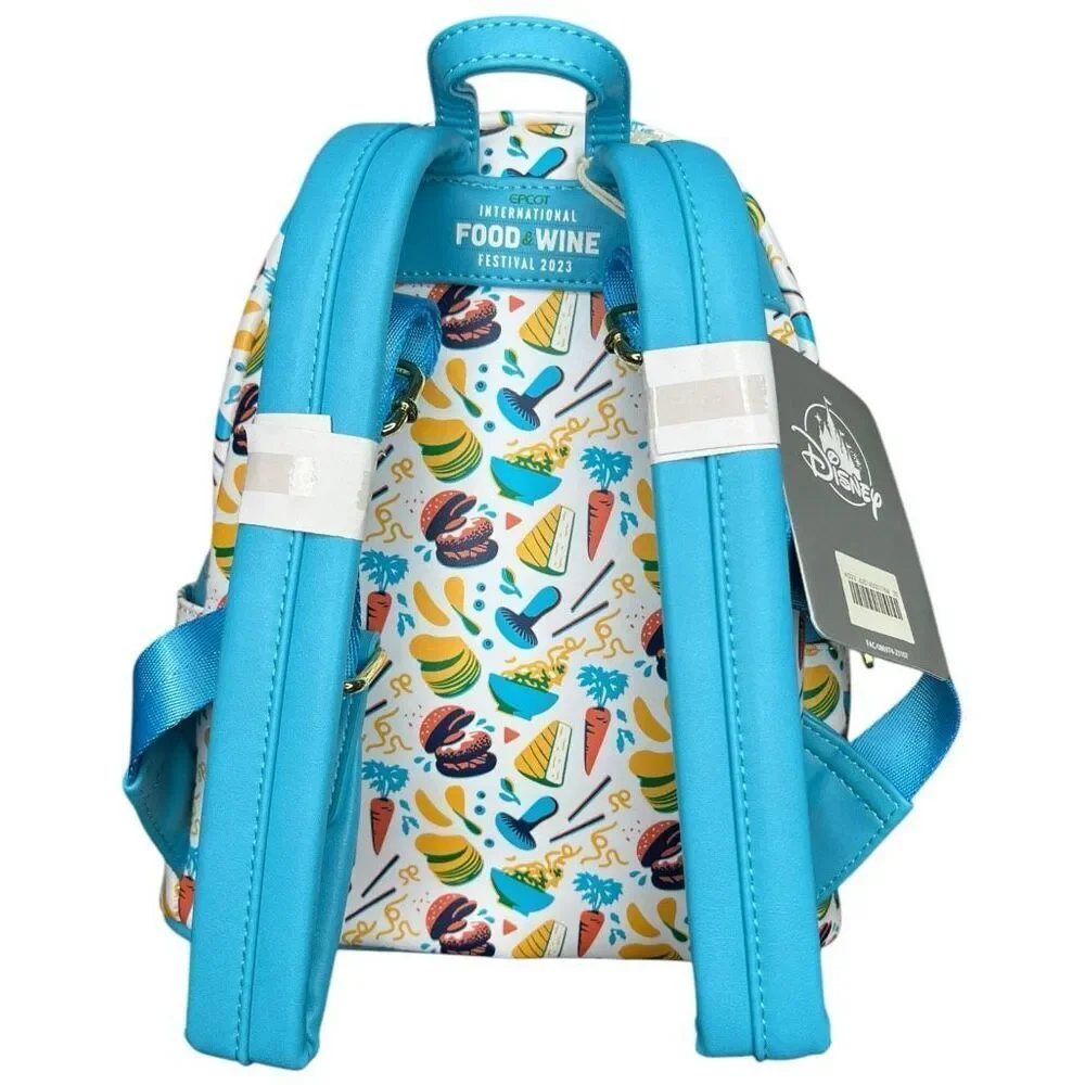 NEW Loungefly Epcot International Food & Wine Festival 2023 Mini Backpack